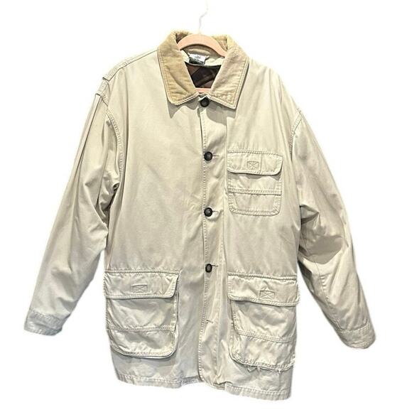 Vintage unisex Tan Utility Jacket barn coat chore coat - Picture 2 of 14